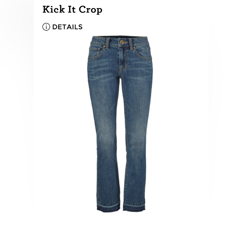 Cabi denim kick it crop jeans